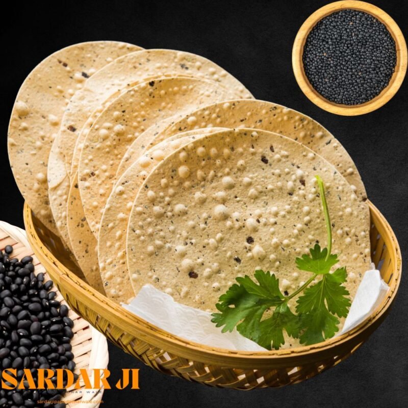 Black Gram Dal Masala Papad
