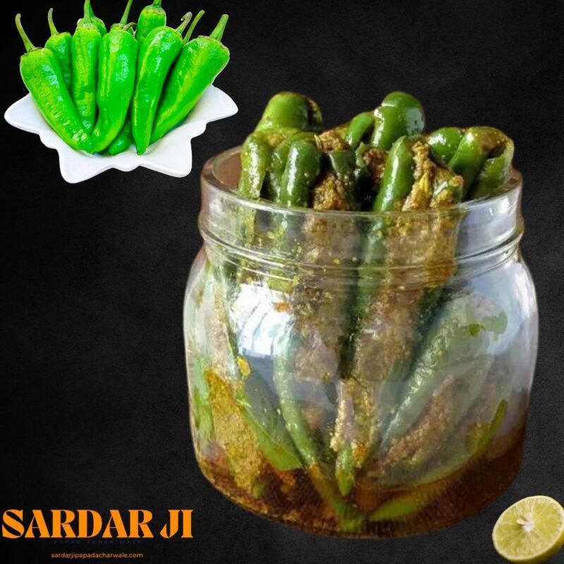 Green Chili Pickle (Stuffed)