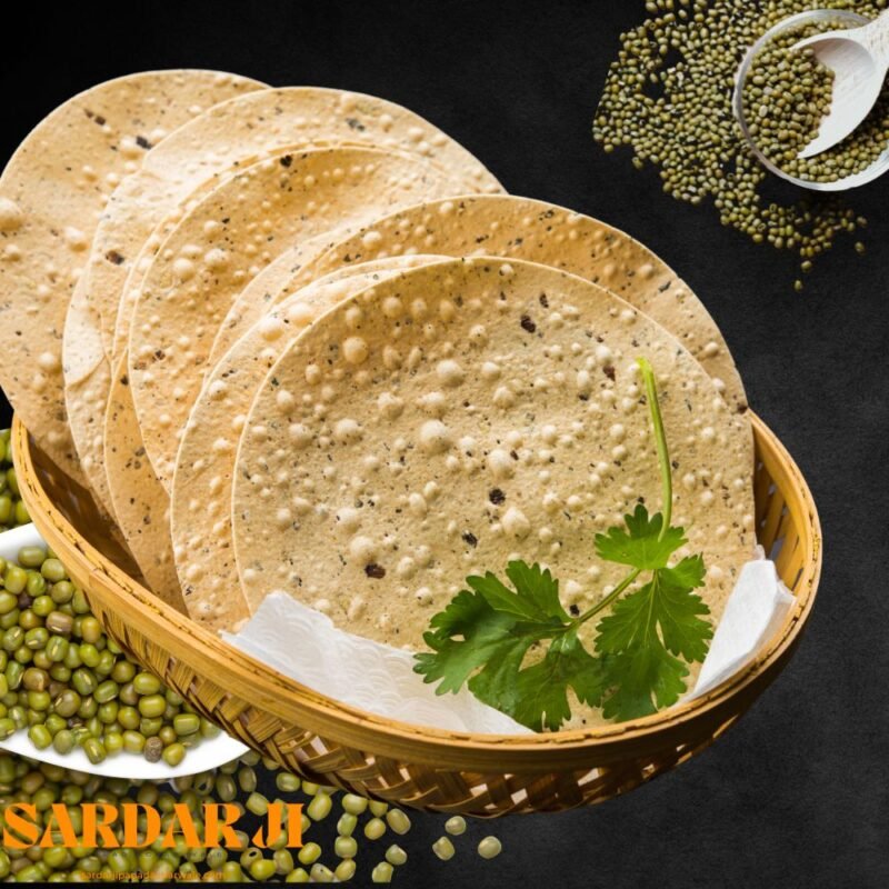 Green Gram Dal Masala Papad