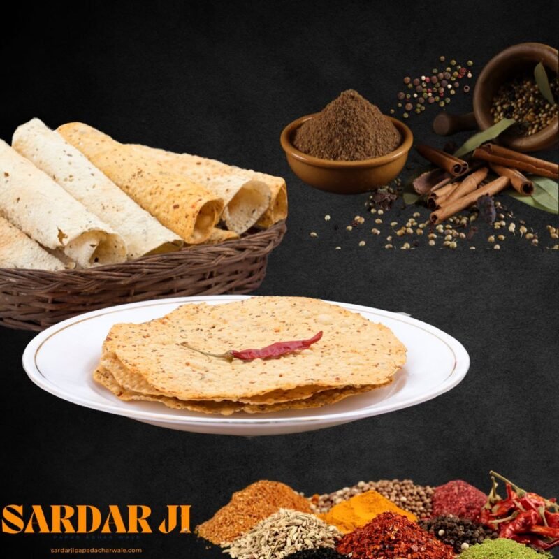 Punjabi Papad (Spicy Masala)