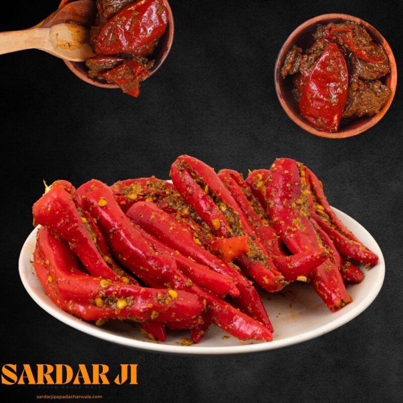 Red Chili Pickle (Stuffed)